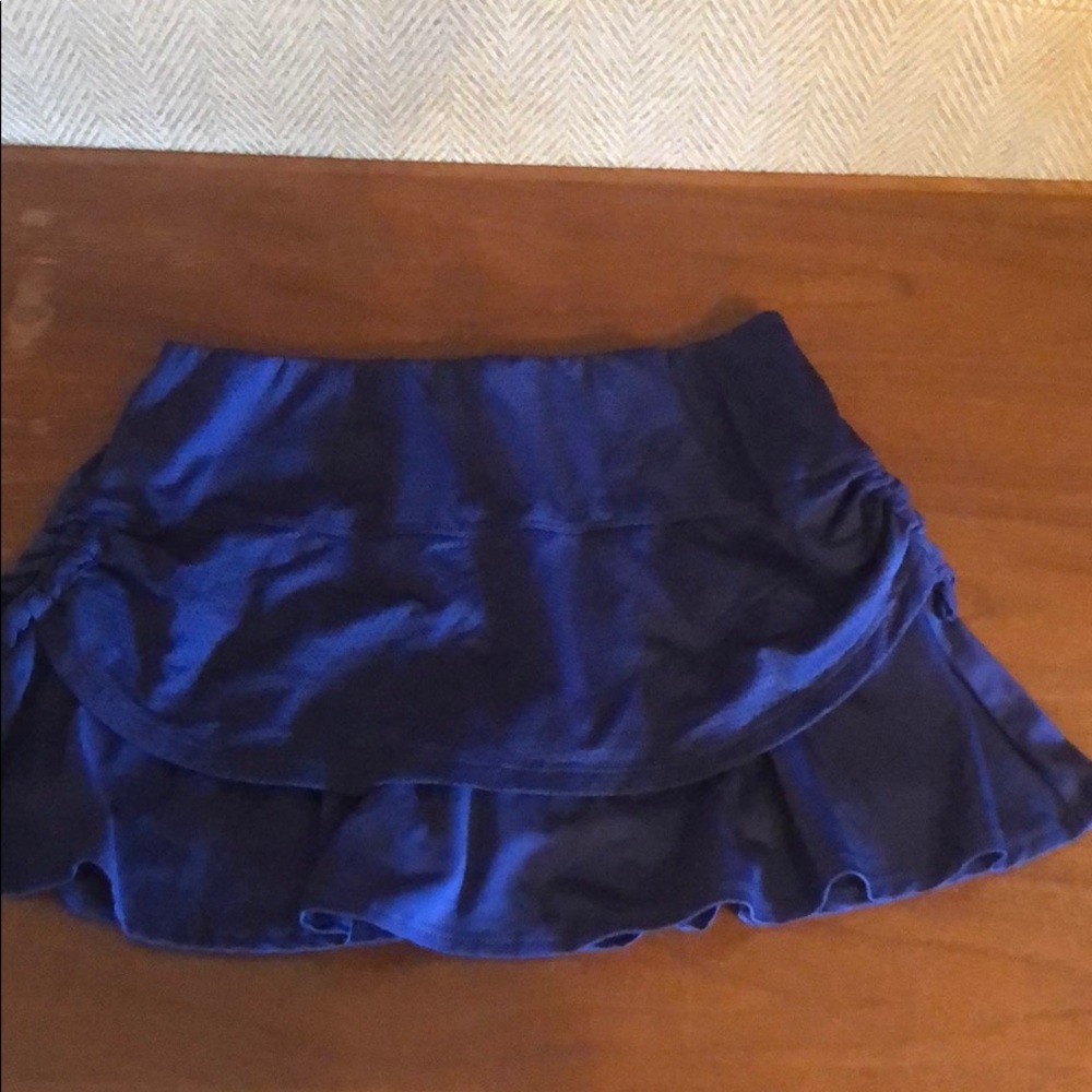 Lucky in Love Navy Tennis Skort